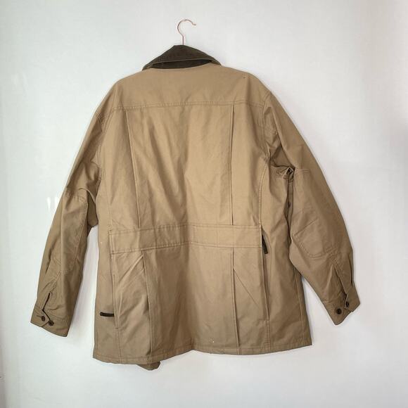 Men's Orvis Canvas Red Lined Field Barn Jacket sz. XL #Bi - Picture 2 of 16